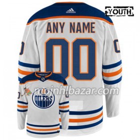 Dresovi Edmonton Oilers Custom Adidas Bijela Authentic - Dječji